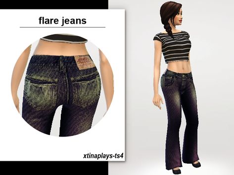 The Sims Resource Clothing Y2k, Sims 4 Cc Clothes Flare Jeans, Ts4 Low Rise Jeans, Bell Bottom Jeans Sims 4 Cc, Sims 4 Cc Flare Pants, Sims 4 Cc Low Rise Jeans Y2k, Sims 4 Cc Female Low Rise Jeans, Sims 4 Flare Jeans Cc, Sims 4 Cc Thirteen