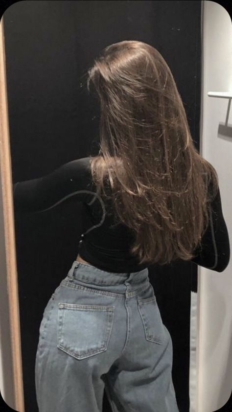 Elbow Length Hair, Hair Length, Length Hair, Hair Lengths, Hair Inspo, Mom Jeans, Hair Color, Hair, Color