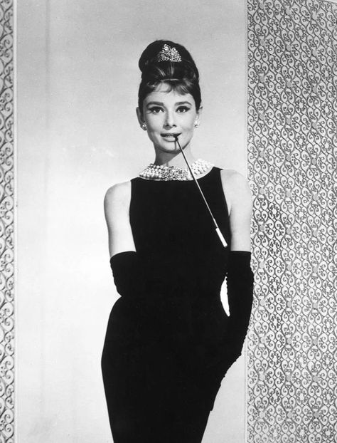 Audrey Hepburn, A Woman, Black And White, White, Black