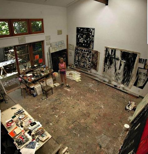 Artist Studio Space, Art Studio Space, Artists Studio, Art Studio Room, Art Studio Design, Artsy Aesthetic, Artistic Space, Art Studio At Home, Dream Studio