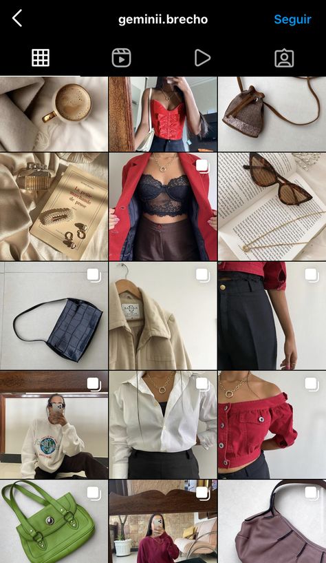 Vintage Store Instagram Feed, Vintage Shop Instagram Feed, Thrift Shop Instagram Feed, Instagram Thrift Shop Ideas, Online Thrift Store Aesthetic, Thrift Store Instagram Feed, Thrift Instagram Feed, Clothes Layout, Online Thrift Shop