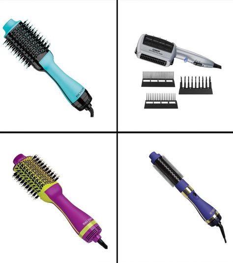 15 Best Hair Dryer Brushes To Style Your Hair in 2022 Revlon Hair Dryer Brush Short Hair, Sonic Hair, Revlon Hair Dryer Brush, Brush Hair Dryer, Rotating Hair Dryer, Champagne Blonde Hair, Hair Dryer Styler, Blow Dryer Brush, Revlon Hair Dryer