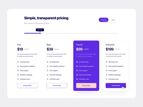 Hello to everyone!I'm excited to share with you the Pricing Section design I made for Flowbase .There are 3 versions. I will share with you in the coming days.Please give your opinion!Thank... Web Design Pricing, Price List Design, Card Ui, Slide Presentation, Pricing Table, 광고 디자인, List Design, Web Ui Design, Dashboard Design