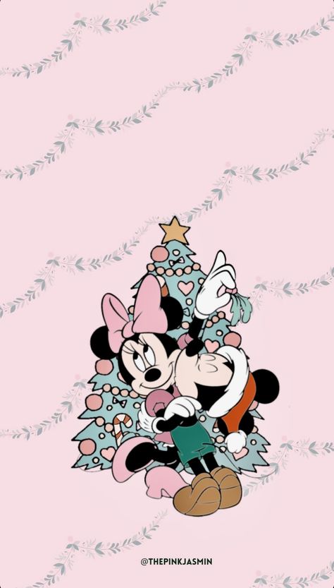 Gingerbread Disney Castle, Christmas Disney Background, Christmas Disneyland Wallpaper, Christmas Disney Wallpaper Aesthetic, Pink Disney Christmas Wallpaper, Minnie Christmas Wallpaper, Winnie The Pooh Wallpaper Christmas, Christmas Disney Wallpaper Iphone, Christmas Mickey Mouse Wallpaper