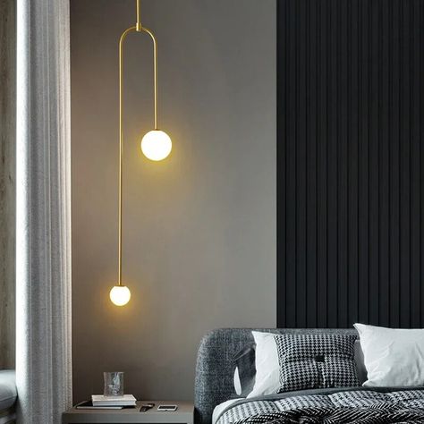 Bedside pendant lights