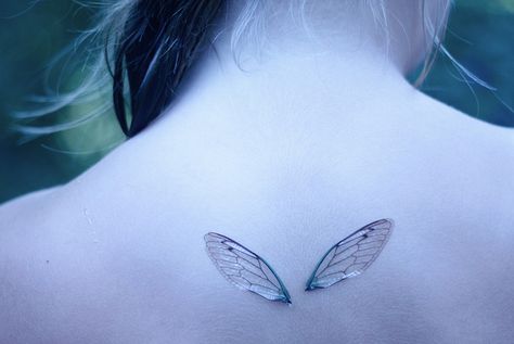 This is how i feel, wing firefly dragonfly Small Fairy Wings, Wings Tattoo Meaning, Fairy Wing Tattoos, Wing Tattoos, Bee Wings, Insect Wings, Wing Tattoo, Dragonfly Wings, Fairy Tattoo