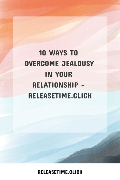 Jealousy⁤ is‍ a common and natural ‍emotion⁤ that can arise in ‌relationships, but⁣ when left unchecked, it can lead to problems. Learning ​how to‍ overcome Jealousy Relationship, How To Overcome Jealousy, Overcome Jealousy, Jealousy In Relationships, Relationship Insecurity, Overcoming Jealousy, Improve Communication Skills, Feeling Jealous, Relationship Bases