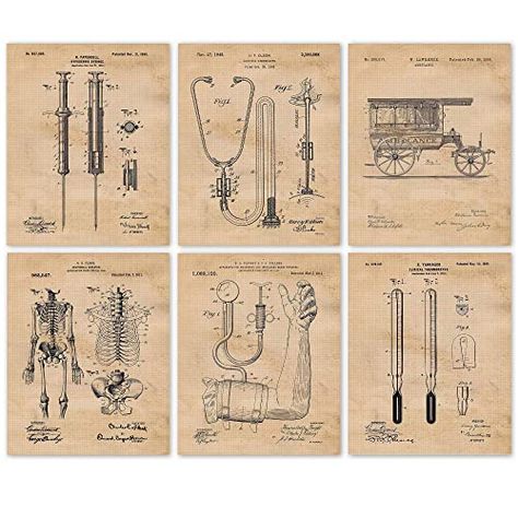 Amazon.com: Vintage Medicine Patent Prints, 6 (8x10) Unframed Photos, Wall Art Decor Gifts Under 25 for Home Health Office Garage Man Cave College Student Teacher School Nurse Technician Doctor ER Caregiver Fan : Handmade Products Healthcare Art, Doctors Office Decor, Vintage Medicine, Wedding Bottle Opener Favors, Photos Wall, Patent Art Prints, Key Bottle Opener, Garage Man Cave, Office Garage