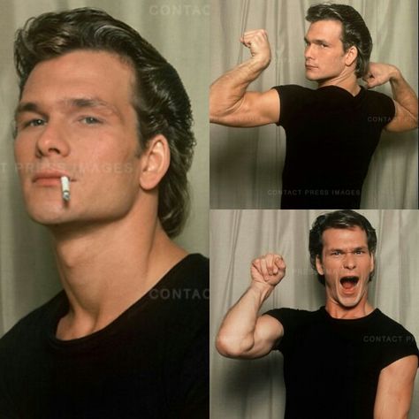 And here we have Patrick Swayze (RIP) being a dork XD Outsiders Darry, Outsiders Photos, Darry Curtis, Patrick Swazey, Patrick Swayze Dirty Dancing, 80s Men, Gorgeous Man, D Images, Matt Dillon