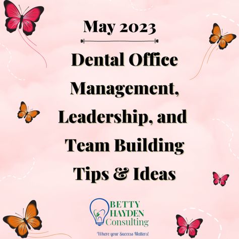 Dental Office Manager Tips, Dental Office Marketing Ideas, Office Team Building Games, Dental Office Management, Office Team Building, Dental Office Marketing, Orthodontist Office, Dental Office Manager, Dental Practice Management