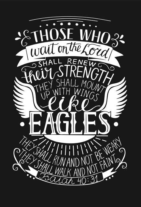 Christian Bible Quote - Those who wait on the Lord shall renew their strength, they shall mount up with wings like Eagles, they shall run and not be weary, they shall walk and not faint. Isaiah 40:31 Eagle Sayings, Mount Up With Wings Like Eagles, They Shall Mount Up With Wings As Eagles, Rise Up On Wings Like Eagles, On Eagles Wings, Eagles Wings Bible Verse, Wings Of Eagles Scripture, Wings Like Eagles Bible, Eagles Quotes