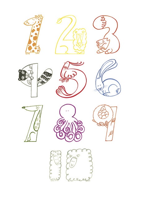 numbers by wetpaint design Numbers Typography, 달력 디자인, Number Drawing, Number Art, Easy Drawing Tutorial, Basic Drawing, Printable Numbers, Drawing Tutorial Easy, Art N Craft