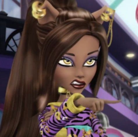 Clawdeen Wolf Aesthetic, Clawdeen Wolf Icon, Aesthetic Monster High, Monster High Icon, Aesthetic Monster, Wolf Icon, Wolf Aesthetic, Y2k Profile Picture, Arte Monster High