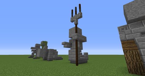 More Small Statues Minecraft Poster, Memes Minecraft, Minecraft Statues, Minecraft Meme, Skins Minecraft, Minecraft Medieval, Greek Statues, Minecraft Furniture, Minecraft Construction