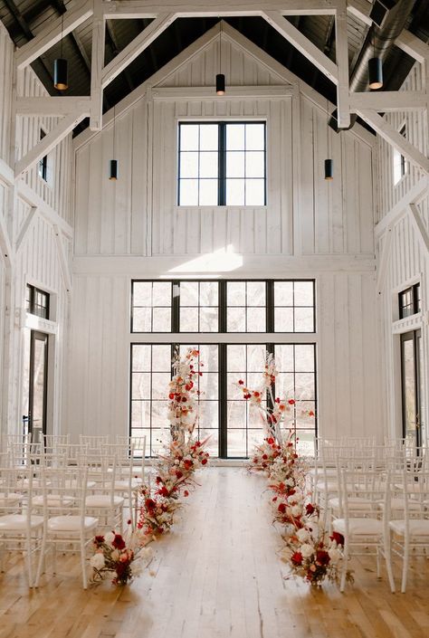 Spain Ranch Oklahoma, Spain Ranch, Arkansas Elopement, White Barn Wedding, Venue Inspiration, Country Barn Weddings, Barn Interior, Party Barn, Lots Of Windows