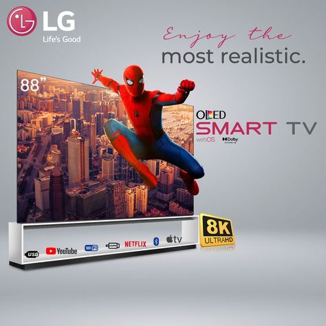 Ads Concept Design, LG, Hisense and Sony. Offer Ads Creative, Tv Banner Design, Tv Ads Creative, Phone Ads, Skin Quotes, 8k Tv, Tv Poster, Applied Art, Social Media Advertising Design