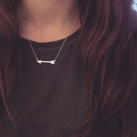 Arrow sterling silver necklace Sterling Silver Jewellery, Handmade Gold, Necklace Sterling Silver, Silver Jewellery, Necklace Silver, Sterling Silver Chains, Handmade Necklaces, Sterling Silver Necklaces, Silver Fashion