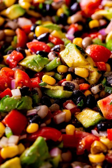 Mexican Caviar (cowboy salad) Mexican Caviar, Caviar Cowboy, Cowboy Salad, Caviar Recipes, Hispanic Food, Low Cholesterol, Fresh Veggies, Heart Healthy, Summer Recipes