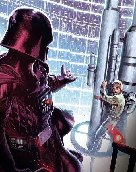 Darth Vader vs Luke Skywalker Vader Vs Luke, Darth Vader Vs Luke, Darth Vader And Luke, Vader And Luke, Space Balls, Skywalker Family, Love Will Tear Us Apart, Star Wars Drawings, Star Wars 2