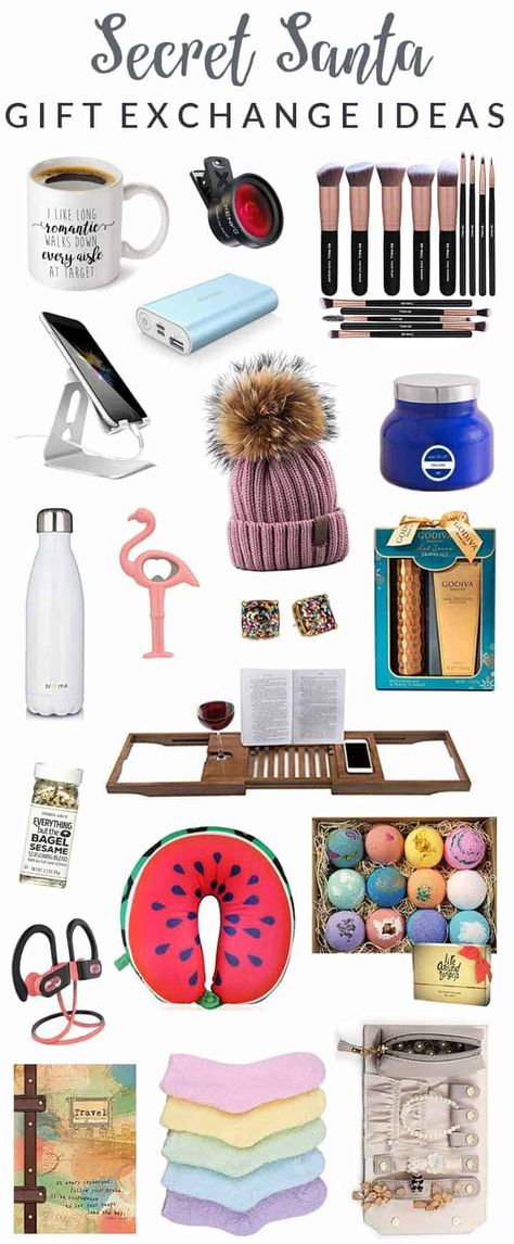 On the hunt for some awesome gift exchange gift ideas? This Christmas, rock your Secret Santa (or White Elephant) gift exchange with these 15+ great gift ideas so you become the office superstar! #christmas #office #giftideas #giftexchange #presents #gifts Gift Exchange Gift Ideas, Exchange Gift Ideas, Clutter Free Gifts, Stocking Stuffers Unique, Best Secret Santa Gifts, Office Secret Santa, Gift Exchange Ideas, Easy Homemade Christmas Gifts, White Elephant Gift Ideas