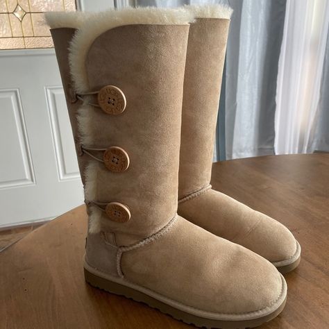 Ugg Tall Bailey Button Boots Uggs Aesthetic, Tall Uggs, Button Boots, Boot Shop, Ugg Shoes, Boots, Jewelry Watches, Plus Fashion, Outfit Inspo