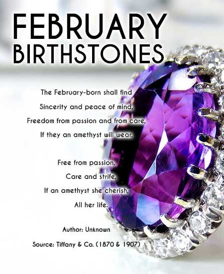 3 February Birthstones: Gemstones for February Babies National Holiday Calendar, Birth Symbols, February Gemstone, February Baby, Love Month, Aquarius Truths, Ancient Greek Words, Birthstones By Month, February Birthday Gifts