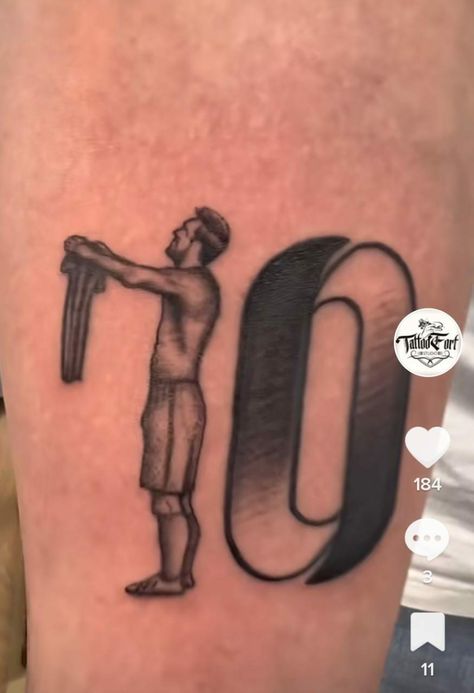 Messi Tattoo Ideas, Messi Tattoo, Leg Sleeve Tattoos, Leg Tattoo Ideas, Messi Messi, Football Tattoo, Messi Barcelona, Lionel Messi Barcelona, Chalk Lettering