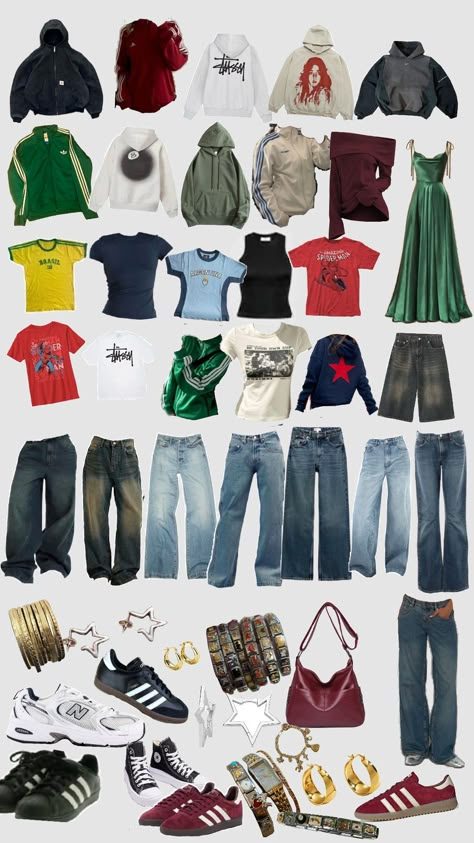 Y2k Clothes For School, Different Aesthetic Clothes, Clothes Style Names, Fit Ideas Streetwear, Outfit Ideas Moodboard, Bloke Core Style Women, Aussie Winter Outfits, Cool Clothing Brands, Ahs Clothes