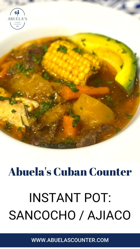 Colombian Sancocho Recipe, Sancocho Recipe, Sancocho Colombiano, Veg Stew, Rustic Dinner, Colombian Food, Beef Bone Broth, Hearty Meal, Cuban Recipes