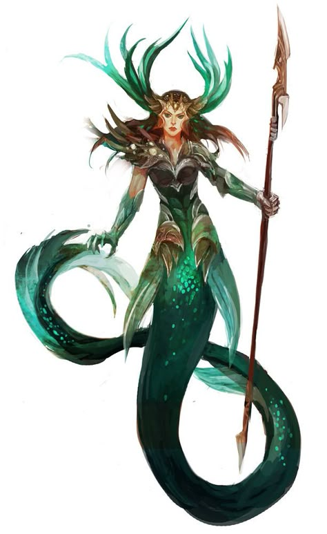 Mermaid Margo : Photo Monster Water, Idoneth Deepkin, Fantasy Mermaids, Mermaids Sirens, Mermaid Siren, Mermaid Drawings, Mermaids And Mermen, Underwater Creatures, Mermaid Life