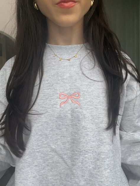 This Gender-Neutral Adult Sweatshirts item by DaintyCrews has 34 favorites from Etsy shoppers. Ships from Manhattan, KS. Listed on May 9, 2024 Coquette Sweatshirt, Coquette Sweater, Bow Trend, Aesthetic Bow, Bow Sweatshirt, Sweater Aesthetic, Bow Aesthetic, Coquette Top, Embroidered Bow