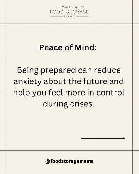 How are you feeling about your personal preparedness? * tell me in the poll ❤️ SHARE this post with a friend or family member who you think would be interested in working on their emergency preparedness. 😎↗️ I am not a fan of fear tactics or a fear-based approach to emergency preparedness. BUT I do believe that it is important to remember and keep in mind WHY emergency preparedness is not only important but ESSENTIAL! I have approached emergency preparedness from a place of seeking PEACE!... Seeking Peace, Seek Peace, Emergency Preparedness, Keep In Mind, A Fan, Peace Of Mind, Tell Me, You Think, Thinking Of You