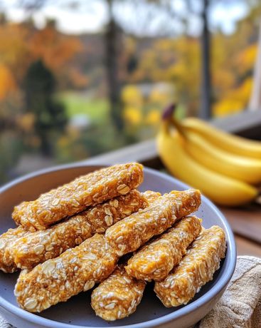 Banana & Pumpkin Chews for Dogs are healthy, homemade treats your pup will love. Easy recipe with natural ingredients. Try it today! Banana And Pumpkin Chews For Dogs, Banana Bread For Dogs, Banana Pumpkin Dog Treats, Butternut Squash Dog Treats, Dog Treats With Banana And Pumpkin, Diy Dog Chews, Dog Treats With Banana, Pumpkin Banana Dog Treats, Dog Treats Homemade Peanut Butter