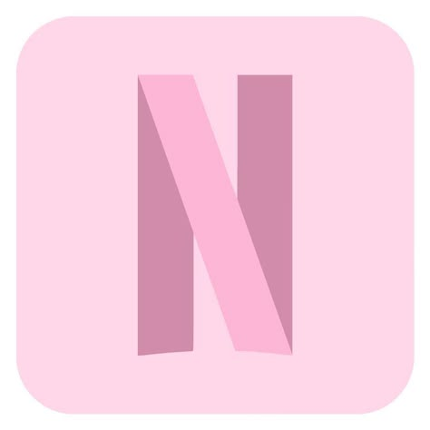 Cute Appstore Icon, Pink Appstore Icon, Pink Netflix Icon, Pink Snapchat Icon, Netflix App Icon, Logo Pinterest, Pink Apps, Netflix Icon, Icona Ios