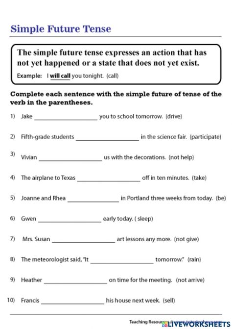 Future Tenses English Grammar Worksheets, Future Tense Worksheet Grade 3, Future Tense Worksheet For Grade 2, Simple Future Tense Worksheets Grade 3, Future Tenses Worksheets, Future Tenses English Grammar, Simple Tenses Worksheets, Simple Future Tense Worksheets, Future Simple Worksheet