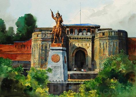 Monuments Sketches, Shaniwar Wada, Board Painting Ideas, Haunted America, Pune City, Maharaj Wallpapers, Jupiter Planet, Places Photos, Game Wallpaper Iphone