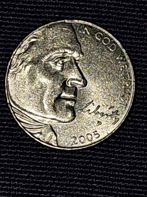 2005 P Jefferson Buffalo Nickel 5C-USA RARE clean Coin Find front Valuable Coins, Buffalo Nickel, Coin Collection, Coin Collecting, Buffalo, Unique Design, Coin, The Unit, Money