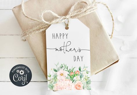 Mother’s Day Tags, Mothers Day Labels, Mothers Day Tags, Jack Daniels Label, Gift Tag Template Printable, Boo Gift, Editable Gift Tags, Tea Cup Gifts, Gift Tag Template