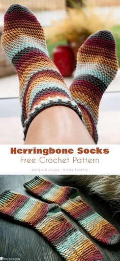 Crochet Sock Pattern Free, Easy Crochet Socks, Crochet Socks Pattern, Diy Tank, Half Double Crochet Stitch, Mode Crochet, Crochet Socks, Double Crochet Stitch, Sock Patterns