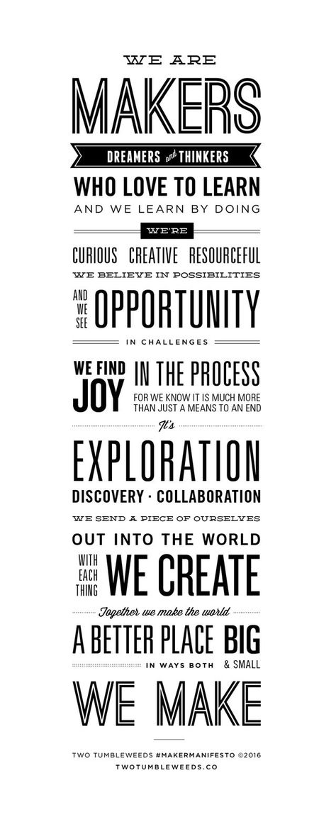 Brand Manifesto Ideas | Brand Manifesto Design | Brand Manifesto Inspiration | Brand Manifesto Creative | Manifesto Examples | Manifesto Business | How to Write a Manifesto | #brandingdesign #branding101 #brandingstrategy #brandidentity #brandidentitydesign #brandinginspiration #brandingtips #brandyourself Business Words, Manifesto Poster, Manifesto Design, Brand Manifesto, Maker Quotes, Quotes About Change, Teacher Classroom Decorations, Studio Workshop, Maker Space