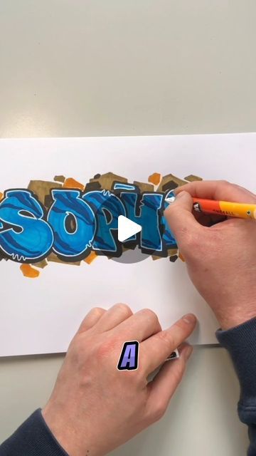 Graffiti Street Art Ideas, Graffiti Characters Tutorial, How To Graffiti Letters, Graffiti Ideas Art, Name Graffiti Art, Graphitis Street Art, Easy Graffiti Art, Graffiti Lettering Tutorial, Graffiti Tutorial