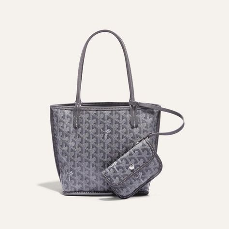 Goyard Anjou Mini Bag Goyard Bag Mini, Goyard Mini Anjou, Anjou Mini, Goyard Anjou, Goyard Tote, Dream Wishlist, Dream Bag, Goyard Bag, Favorite Handbags