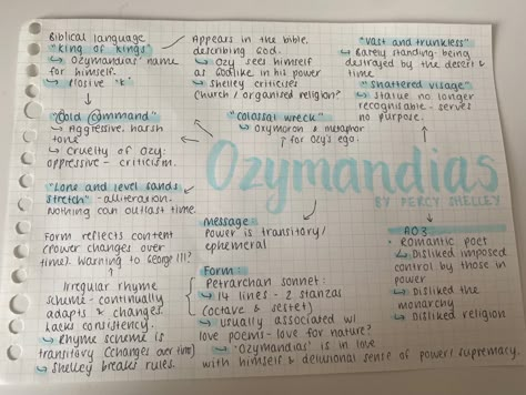 Power And Conflict Poetry Revision Ozymandias, Bob Cratchit Revision, Power And Conflict Poetry Revision Mindmap, Ozymandias Analysis, Power And Conflict Poetry Revision Notes, Poetry Gcse Revision, Power And Conflict Poetry Annotations, English Revision Notes Gcse, Revision Notes English