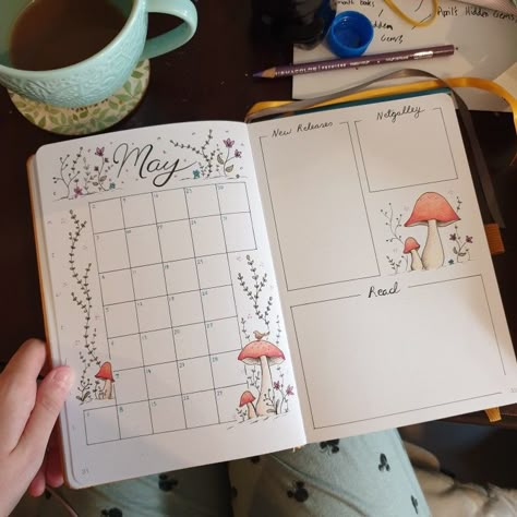 Mushroom Planner Theme, Mushroom Sleep Tracker, Cottagecore Bujo Theme, Mushroom Journal Page, Mushroom Bullet Journal Theme, Mushroom Bujo Theme, Bullet Journal Mushroom Theme, Cottagecore Bullet Journal, Mushroom Bujo