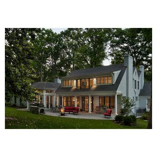 Bradley Boulevard Residence - Traditional - Exterior - DC Metro - by The Ley Group | Houzz Dormer Balcony, Shed Dormer Addition, Large Dormer, Balcony Pictures, Dormer Ideas, Dormer Addition, Cape Cod Addition Ideas, Cape Cod Interior Design, Cape Cod House Exterior