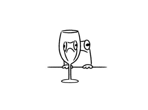 Funny Line Tattoo, Funny Small Tattoos For Women, Weird Doodles Funny, Funny Line Art, Jazz Tattoo, Bw Tattoo, Funny Small Tattoos, Most Beautiful Tattoos, Wine Glass Drawing