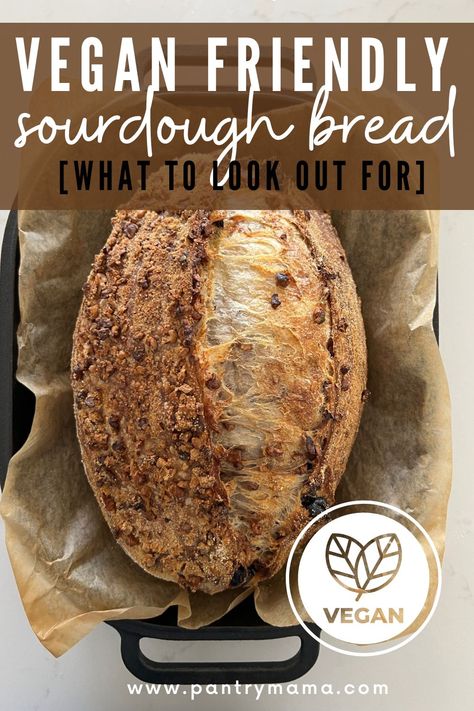 Is sourdough bread vegan? All your questions answered plus things to look out for when looking for plant-based sourdough bread. Vegan Sourdough Bread, Sourdough Bread Recipes, Bread Improver, Whole Wheat Sourdough, Sourdough Bread Starter, Sourdough Sandwich, Homemade Sourdough Bread, Bread Starter, Sourdough Starter Recipe