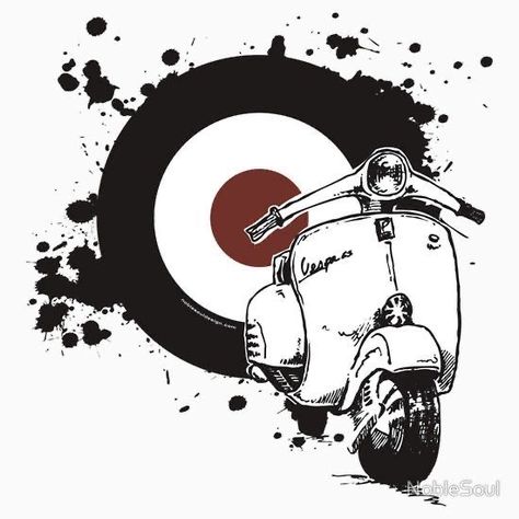 Vespa Illustration, Vespa Logo, Eye Shirt, Motorbike Art, Vintage Vespa, Motorcycle Illustration, Vespa Scooter, Motorcycle Posters, Vespa Lambretta