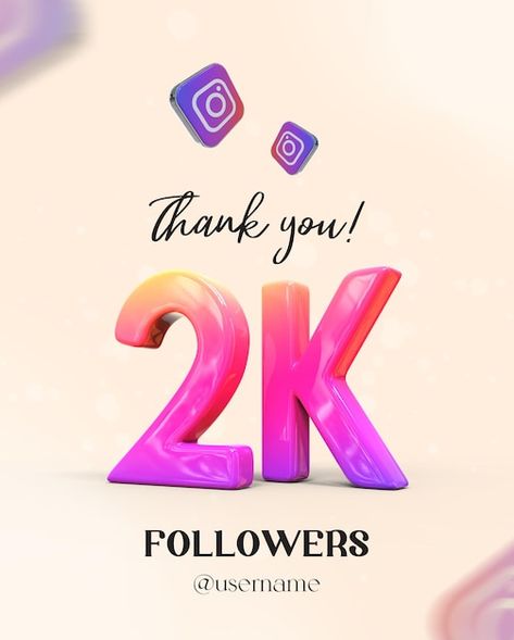 2k Followers Background, 2k Followers Thanks Instagram Background, Facebook And Instagram Logo, Instagram Likes And Followers, New Instagram Logo, Red Background Images, Splash Images, Free Followers, Photo Logo Design