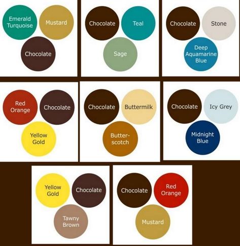 Fashion Matching Colors, Colours That Compliment Brown, Chocolate Brown Color Palette Bedrooms, Brown Color Pairing Outfits, Brown Outfit Ideas Color Combos, Unique Outfit Color Combinations, Cute 3 Color Combos, What Colors Go With Cream Clothes, Chocolate Brown Colour Combination